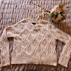 FOREVER 21 3X Beige Sweater